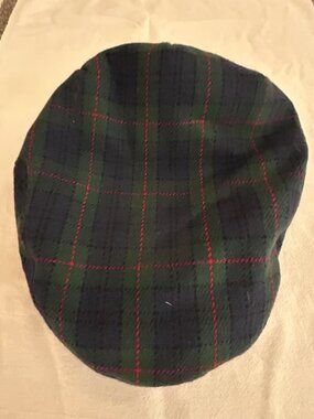 Men's Tartan Plaid Flat Cap